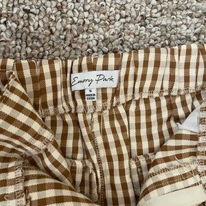 Emory Park Tan and Cream Pants